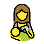 Woman Feeding Baby emoji on OpenMoji