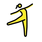 Dancer emoji on OpenMoji