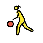 Woman Bouncing Ball emoji on OpenMoji