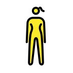 Emoji Mujer de pie en OpenMoji
