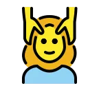 Woman Getting Massage emoji on OpenMoji