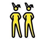 Women with Bunny Ears emoji on OpenMoji