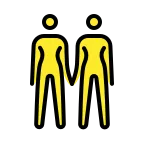 Emoji Mujeres de la mano en OpenMoji