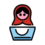 Emoji Muñeca rusa en OpenMoji