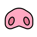 Emoji Nariz de cerdo en OpenMoji