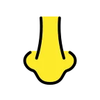 Emoji Nariz en OpenMoji