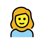 Emoji Niña en OpenMoji