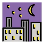 Night with Stars emoji on OpenMoji