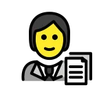 Office Worker emoji on OpenMoji