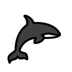 Orca emoji on OpenMoji