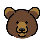 Emoji Oso en OpenMoji