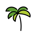 Palm Tree emoji on OpenMoji