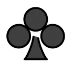 Club Suit emoji on OpenMoji