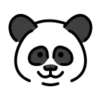 Emoji Panda en OpenMoji