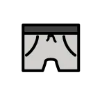 Emoji Pantalones cortos en OpenMoji