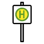 Bus Stop emoji on OpenMoji