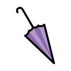 Emoji Paraguas cerrado en OpenMoji
