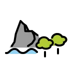 Emoji Parque nacional en OpenMoji