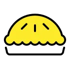 Pie emoji on OpenMoji