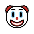 Emoji Payaso en OpenMoji