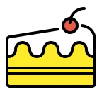 Emoji Pedazo de torta en OpenMoji