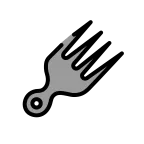 Emoji Peineta en OpenMoji