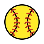 Emoji Pelota de softball en OpenMoji