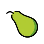 Emoji Pera en OpenMoji