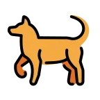 Emoji Perro en OpenMoji