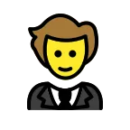 Person in Tuxedo emoji on OpenMoji