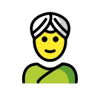 Emoji Persona con turbante en OpenMoji