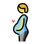 Pregnant Person emoji on OpenMoji