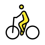 Person Biking emoji on OpenMoji