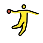 Person Playing Handball emoji on OpenMoji