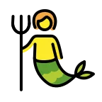Merperson emoji on OpenMoji