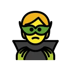 Supervillain emoji on OpenMoji