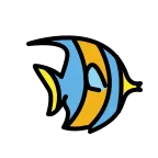 Emoji Pez tropical en OpenMoji