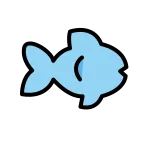 Fish emoji on OpenMoji