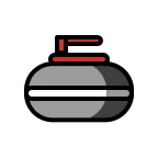 Emoji Piedra de curling en OpenMoji