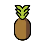 Pineapple emoji on OpenMoji
