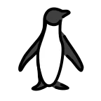 Emoji Pingüino en OpenMoji