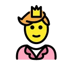 Emoji Príncipe en OpenMoji