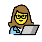 Woman Technologist emoji on OpenMoji