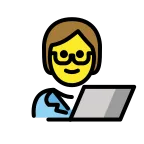 Emoji Profesional de la tecnología en OpenMoji