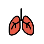 Emoji Pulmones en OpenMoji