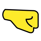 Emoji Puño hacia la derecha en OpenMoji