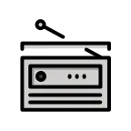Radio emoji on OpenMoji