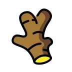 Ginger Root emoji on OpenMoji