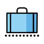 Baggage Claim emoji on OpenMoji