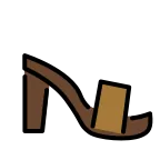 Emoji Sandalia de mujer en OpenMoji